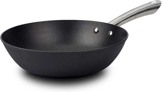 Nava Atlas Wok made of Cast Iron with Non-Stick Coating 28cm