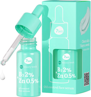 7DAYS MB B3 ZN Oil Control Serum Față pentru Acnee 20ml