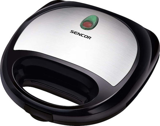 Sencor Sandwich Maker with Removable Plates for for 2 Sandwiches Sandwiches 700W Inox