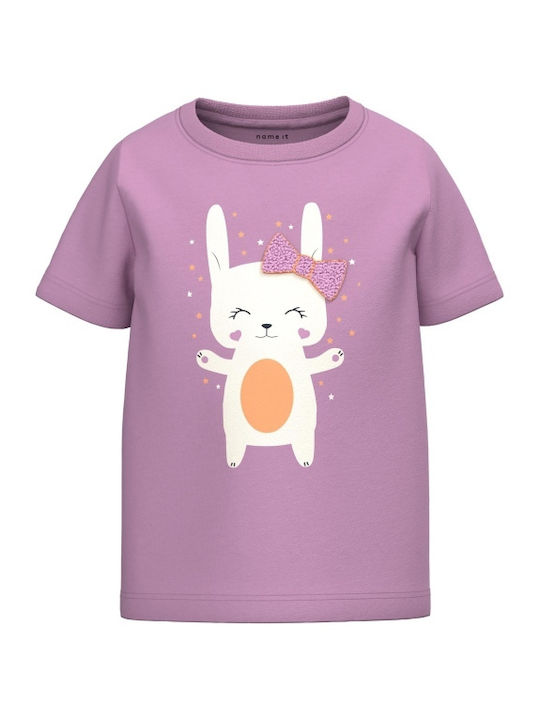 Kinder-T-Shirt Flieder
