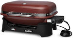 Weber Tabletop 2200W Electric Grill with Lid and Adjustable Thermostat 49.5x33.5cm