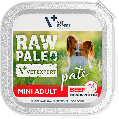 VetExpert Raw Paleo Υγρή Τροφή Σκύλου με Βοδινό σε Ταψάκι 150γρ.