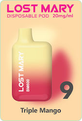Lost Mary BM600 Triple Mango 20mg 2ml Κίτρινο