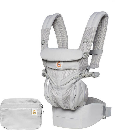 Ergobaby Κλασικός Μάρσιπος Omni 360 Air Mesh Pearl Grey με Μέγιστο Βάρος 20kg