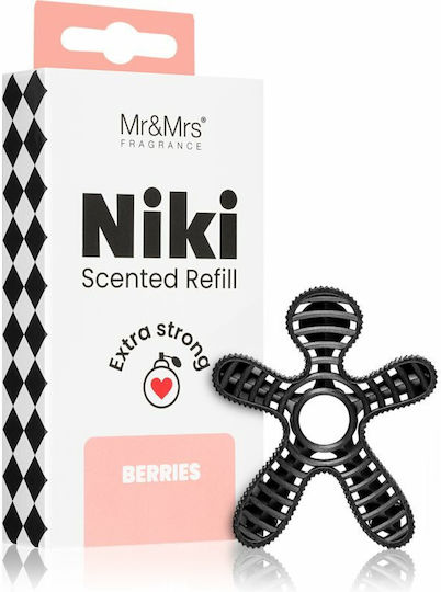 Mr & Mrs Fragrance Ανταλλακτικό Αρωματικό Αυτοκινήτου Niki Berries