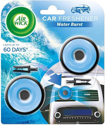 Airwick Car Air Freshener Can Air Vent Ocean 8gr 2pcs