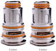 Geek Vape P Series Coils Αντιστάση Ηλεκτρονικών Τσιγάρων 0.4ohm (DL) 5τμχ