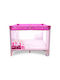 Asalvo London Park with Mattress Pink 97x97cm