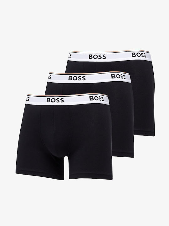 Boss Power Herren Boxershorts Schwarz 3Packung