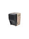 Patrol Eco Waste Bin Recycling Plastic Black 25lt 1pcs