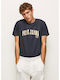 T-shirt Navy Μπλε