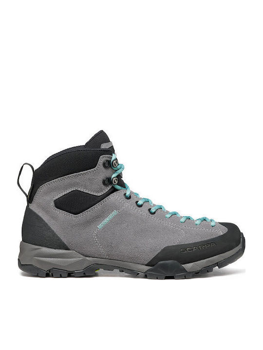 Scarpa Mojito Hike GTX Γυναικεία Ορειβατικά Μποτάκια Αδιάβροχα με Μεμβράνη Gore-Tex Γκρι