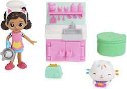 Spin Master Jucărie Miniatură Gabby´s Dollhouse Cat-tivity Pack Cooking Gabby Prânz & Gustări pentru 3+ Ani