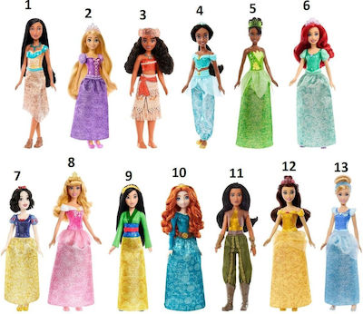 Mattel Păpușă Prințesa Disney pentru 3++ Ani (Diverse modele) 1 buc