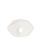 Kikka Boo Βρεφικό Μαξιλάρι Πλαγιοκεφαλίας Memory Foam Ergonomic Clouds Λευκό 26x29εκ.