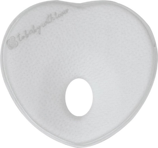 Kikka Boo Бебешка възглавница за странично положение на главата Мемори пяна Ergonomic Heart Сив 24x28бр