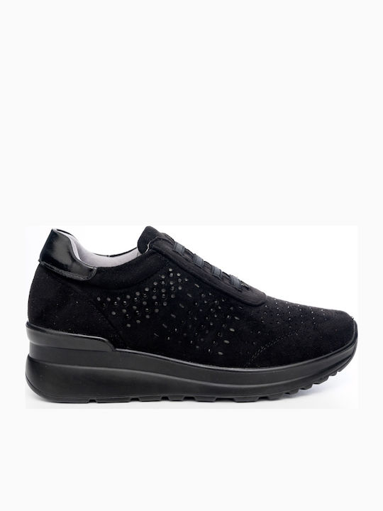 Dilena Γυναικεία Ανατομικά Sneakers Μαύρα