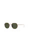 Ray Ban Jack Sunglasses with Rose Gold Metal Frame and Green Lens RB3565 920231