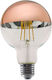 Diolamp LED-Lampe 8W für Fassung E27 und Form G95 Warmes Weiß 900lm Dimmbar