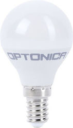 Optonica Λάμπα LED για Ντουί E14 και Σχήμα G45 Φυσικό Λευκό 450lm Dimmable