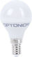 Optonica LED Bulb 5.5W 80mm for Socket E14 and Shape G45 Warm White 450lm