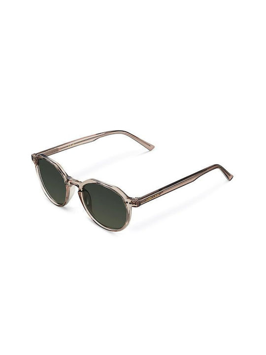 Meller Chauen Sonnenbrillen mit Taupe Olive Rahmen und Grün Polarisiert Linse