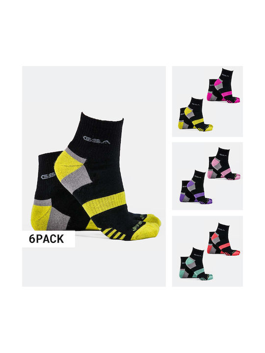 GSA Bamboo Athletic Socks Multicolour 6 Pairs