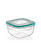 Chios Hellas Microwave Plastic Lunch Box Transparent 1700ml