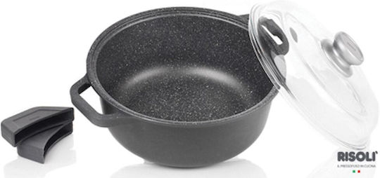 Risoli Granito Tiefer Topf aus Gussaluminium 24cm