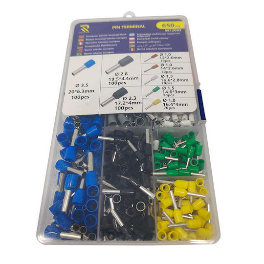 Insulated Wire Ferrule Terminal 650pcs 120822
