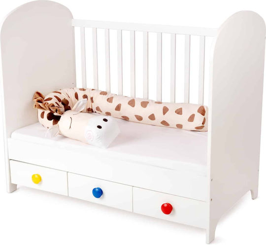 Amek Toys Giraffe Bettumrandungen Schlange Innerhalb Beige 30x185cm