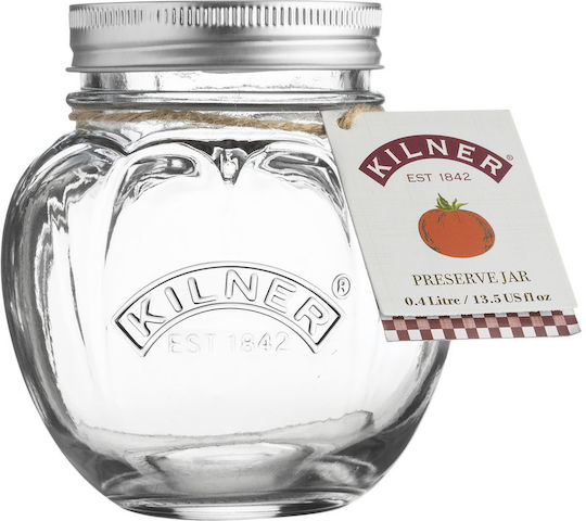 KIlner Kilner Домашна Ваза за Обща Употреба с Капак Стъклена Прозрачна 400ml