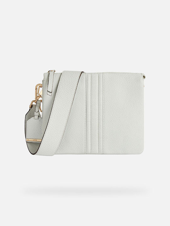 Geox WOMAN Leather Women's Bag Hand White