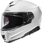 Schuberth Full Face Helmet with Pinlock and Sun Visor ECE 22.06 Glossy White SCH-S3-WH