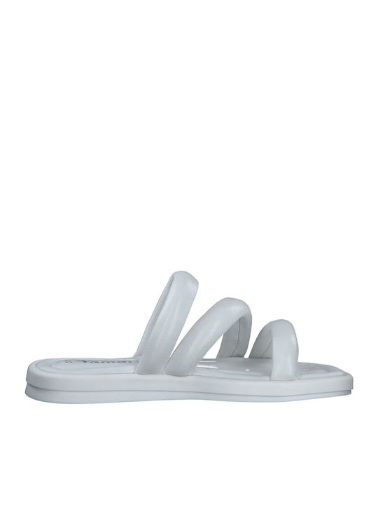 Tamaris Leder Flache Sandalen für Damen in Weiß...