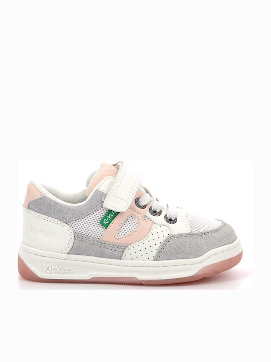 Kikouak Παιδικά Sneakers με Σκρατς Blanc Rose