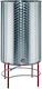 Δοχείο Inox Κλειστού Τύπου Κωνικό 75lt 103203