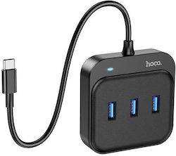 Hoco HB31 Hub 4 Θυρών USB 3.0 με σύνδεση USB-C