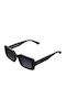 Meller Nala Unisex Sunglasses with Plastic Frame All Black NL-TUTCAR