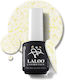 Laloo Cosmetics Flake Matte Gold Top Coat για Απλά Βερνίκια Matte 15ml