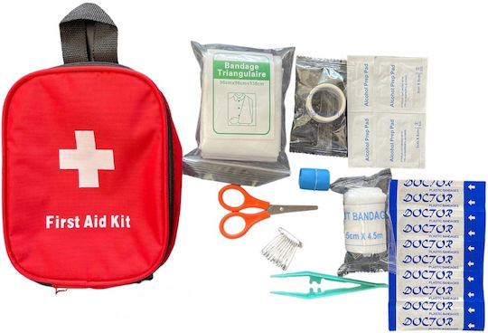 Erste-Hilfe-Tasche mit Equipment