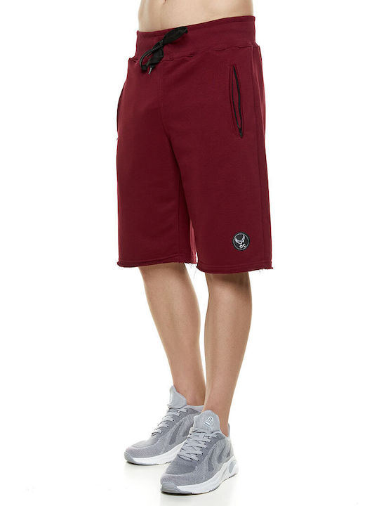 Bodymove Herrenshorts Burgundisch