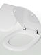 ArteLibre Toilettenbrille Kunststoff 47x35cm Weiß