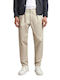 Worker Ανδρικό Παντελόνι Chino Relaxed Fit Μπεζ