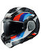 LS2 Advant Modular Helmet with Sun Visor ECE 22.06 1650gr Black Blue Red White