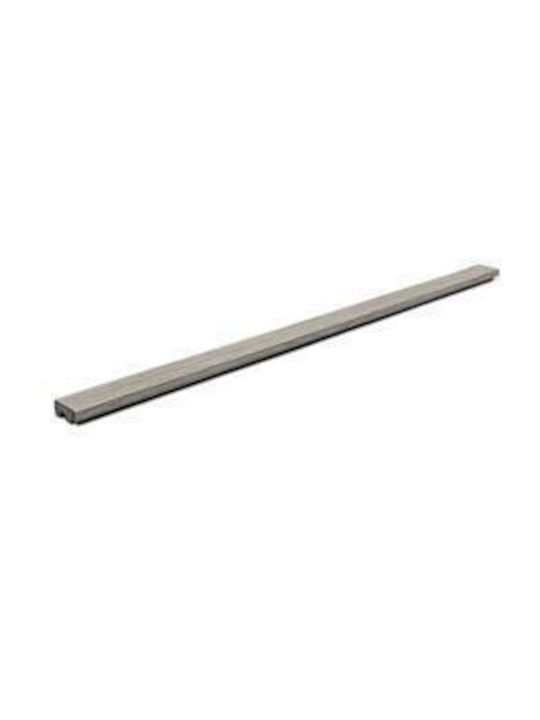 Panouri Decorative 3D Cu Filet Cu Adeziv Gri 290x27cm