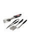 ArteLibre Set de 3 unelte BBQ cu Furculiță, Spatula și Pensete 06510453