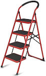 Iron Step Ladder with 4 Stairs