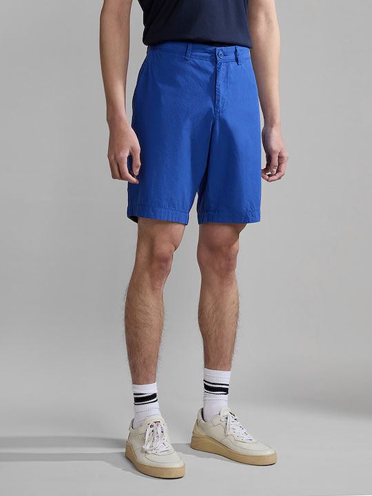 Napapijri Nakuru 5 Men's Shorts Chino Blu Mazarin