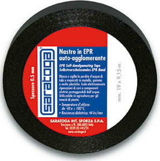 Saratoga Self Vulcanizing Insulation Tape 19mm x 9.15m Black